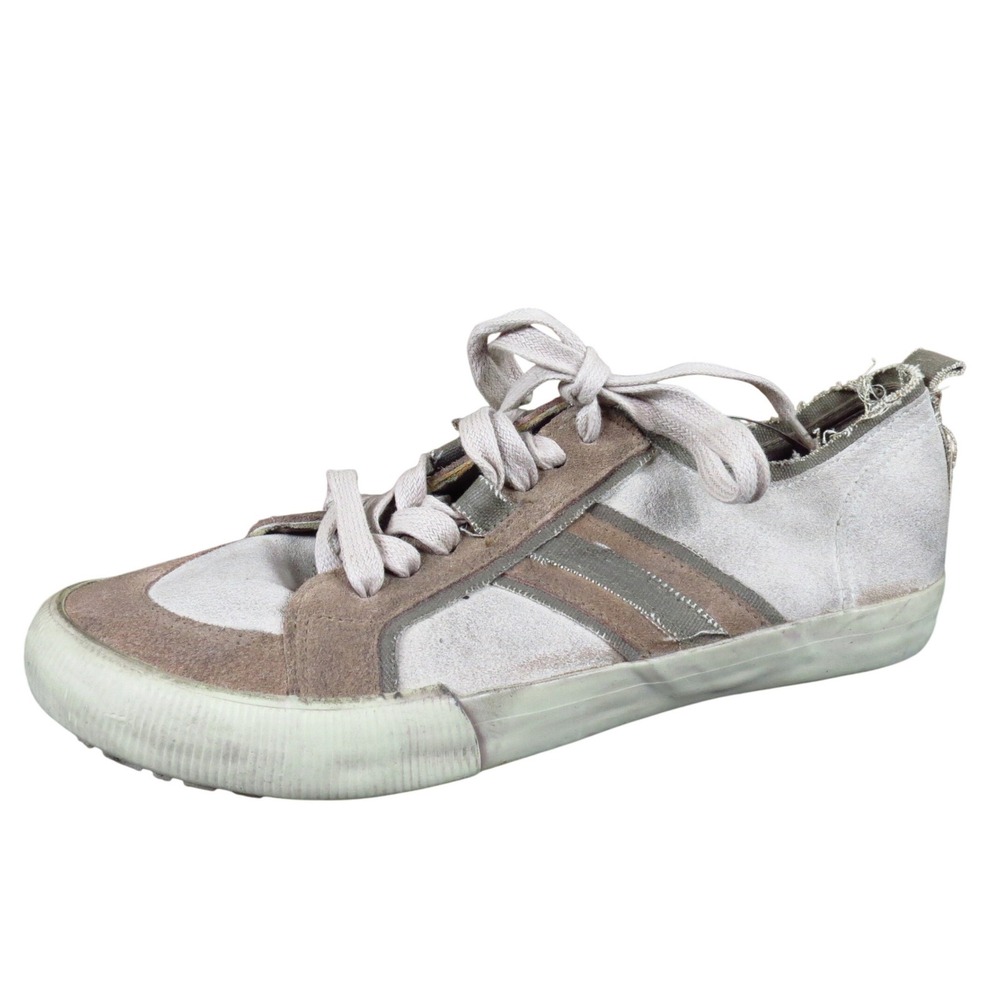 Rocket Dog Mens Low Top Sneaker Size 8.5 Casual Everyday Tan Brown Distressed